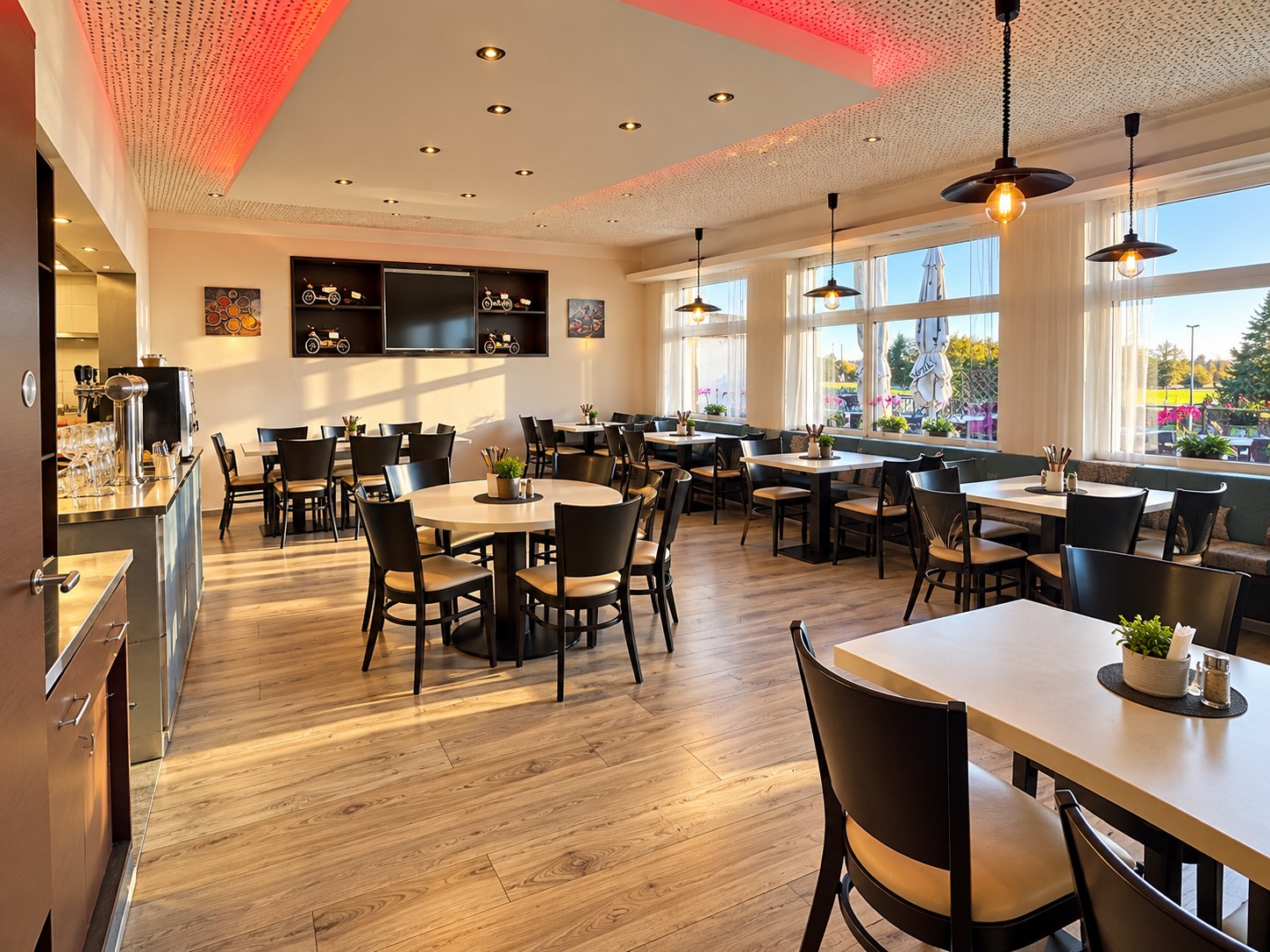 Innenraum des Restaurant Pizzeria Amara in Hemhofen