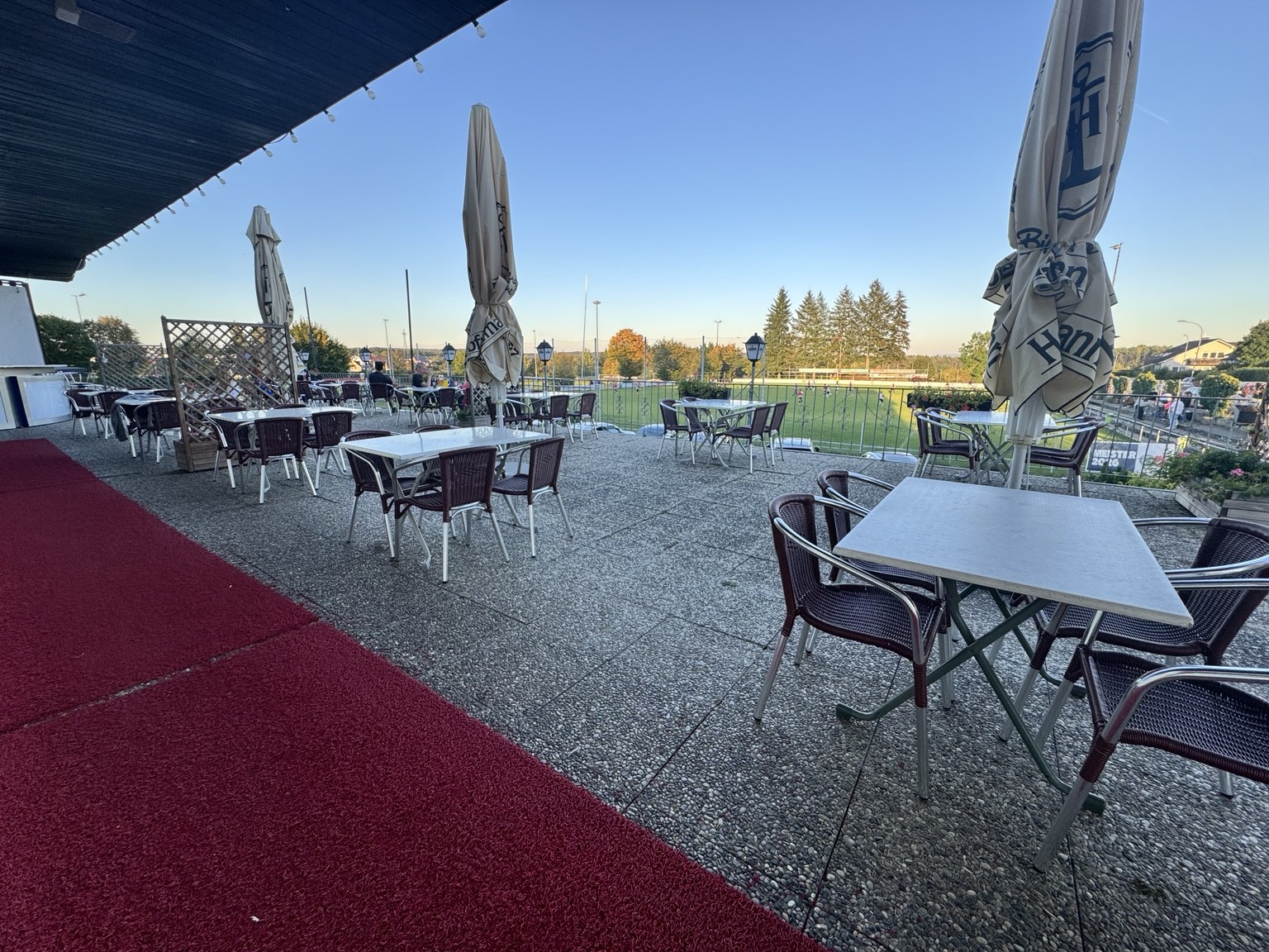 Terrasse des Restaurant Pizzeria Amara